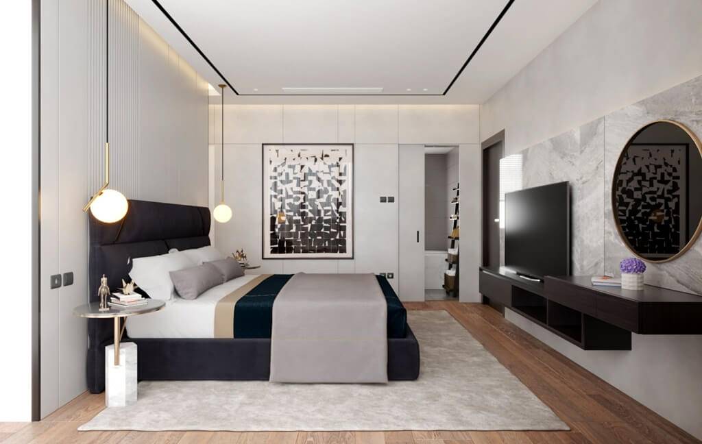 Phong cách thiết kế nội thất hiện đại và 8 đặc trưng nổi bật 3 Phong cách thiết kế nội thất hiện đại sử dụng màu sắc trung tính