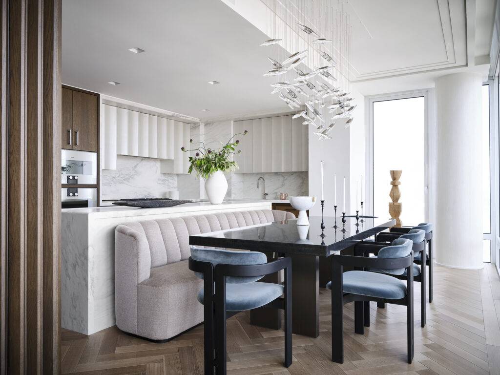 Thiết kế nội thất Penthouses với cảm hứng từ chiếc ghế bành 3 Thiết kế nội thất penthouse