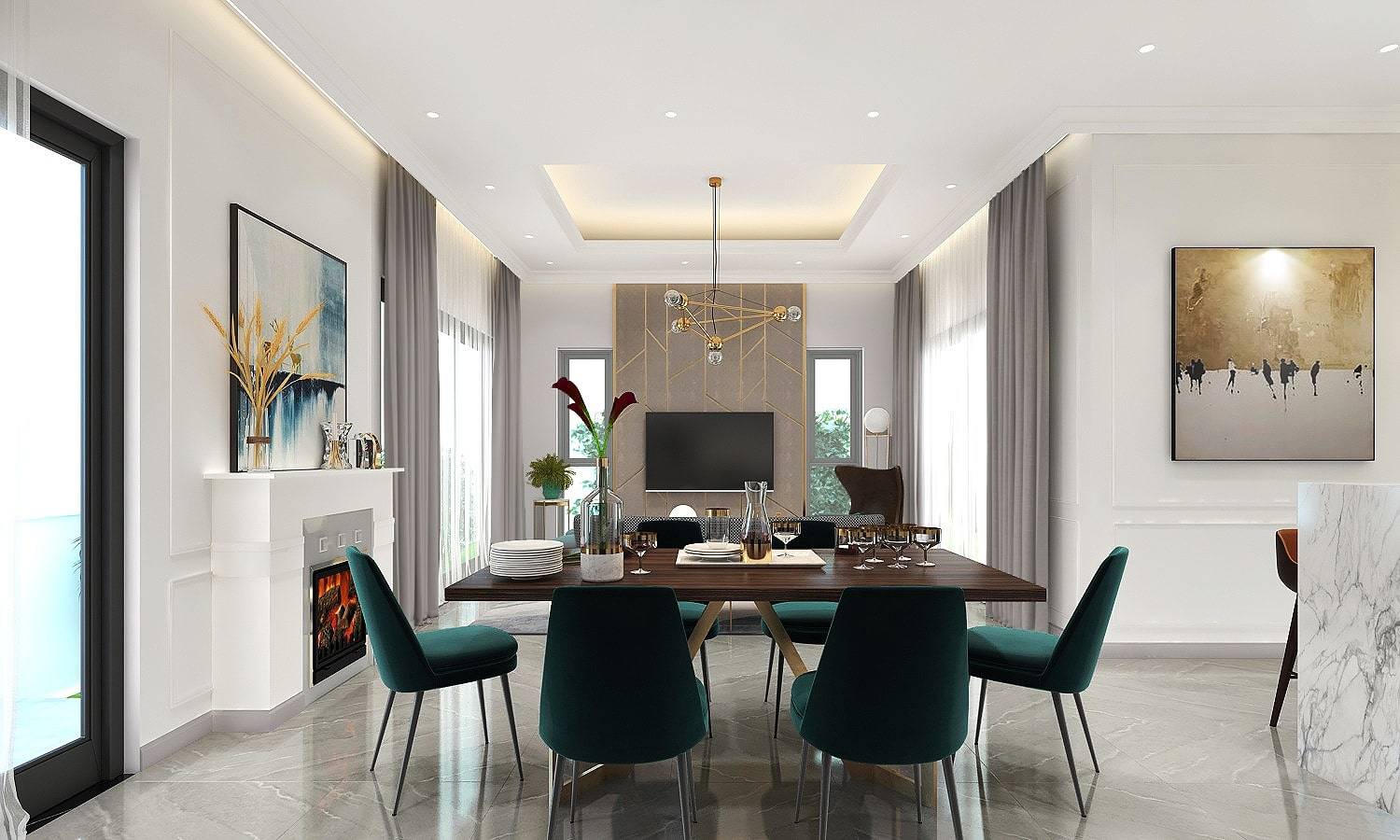 Phong cách nội thất bán cổ điển, vẻ đẹp tinh tế, đầy sang trọng 3 Phong cách nội thất bán cổ điển là gì?