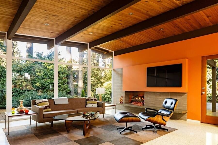 Phong cách Mid century, sáng tạo, sang trọng và không lỗi thời 6 Một chút yếu tố cổ điển, nhưng không chiếm phần chủ đạo, thiếu phô trương