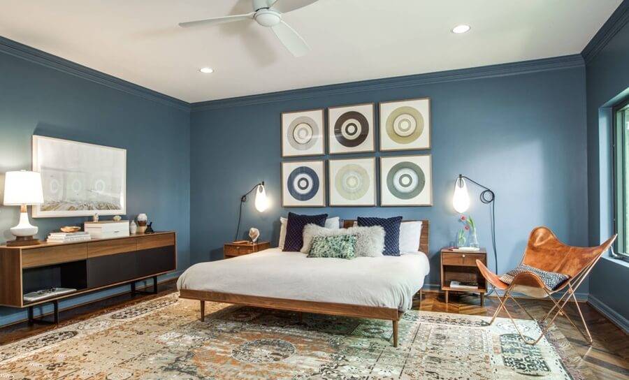 Phong cách Mid century, sáng tạo, sang trọng và không lỗi thời 5 Sử dụng các gam màu sắc phóng khoáng, đa dạng